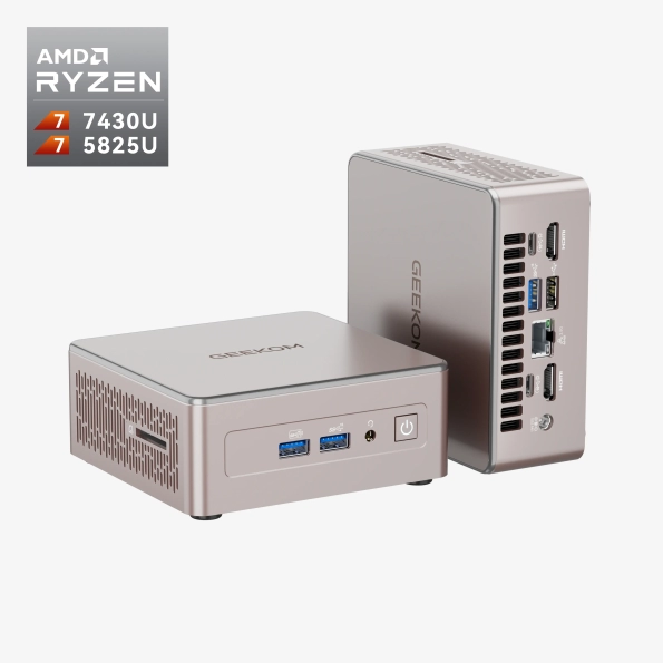 ⚡️Flash Sale⚡️GEEKOM A5 Mini PC AMD Ryzen 7 5825U & Ryzen 5 7430U