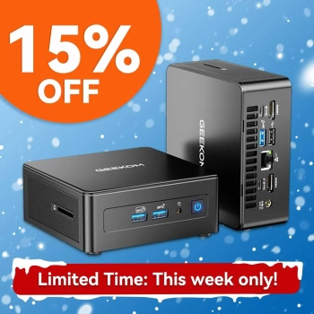 ❄️Winter Sale❄️GEEKOM IT15 AI Mini PC Intel® Core™ Ultra 9 Processor 285H