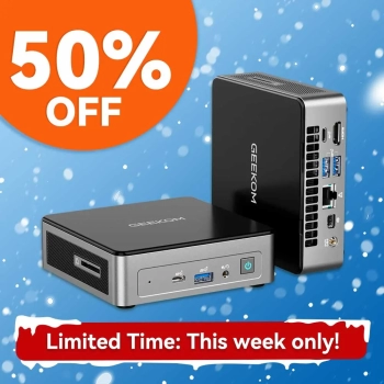 ❄️Winter Sale❄️GEEKOM Mini Air12 Mini PC 12th Gen Intel Alder Lake