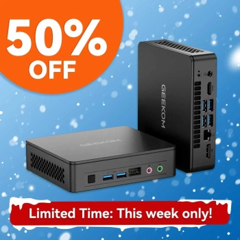 ❄️Winter Sale❄️GEEKOM Mini Air12 Lite Mini PC Intel Processor N150